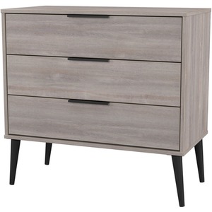 Tulsa Ready Assembled 3 piece Furniture Pack - Grey Oak