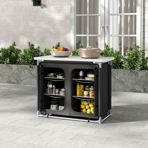 Portable Outdoor Kitchen Storage by Garden Sanctuary