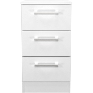 Ryedale Ready Assembled 3 Piece Furniture Pack - White Ash