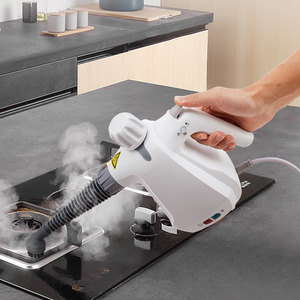 Livingandhome 1000W Handheld Steam Cleaner - White, Grey by Livingandhome