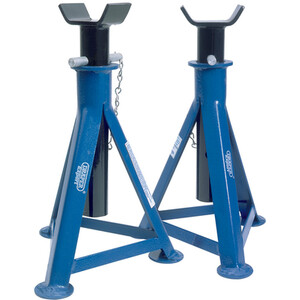 Draper 2 Tonne Axle Stands (Pair) - Blue by Draper