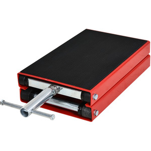 DURHAND 500kg Steel Motorbike Repair Lift - Black and red by DURHAND