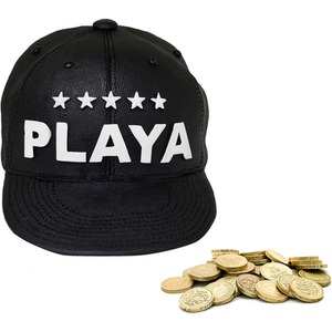 Baseball Cap Money Bank - Black by Maison Des Cadeaux