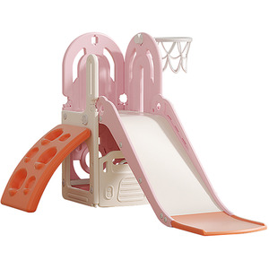 Kidkid 4-in-1 Slide Climber Set with Basketball Hoop by Kidkid