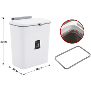 Kitchen Compost Waste Bin Hanging Trash Can by Livingandhome