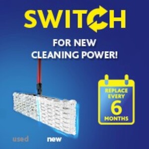 Vileda 1-2 Spray Liquid Mop - Red by Vileda