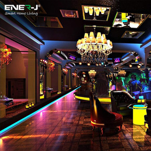 Smart Wi-Fi RGB LED Neon Strip Kit 12V, 3 meters, IP65 by EnerJ Smart