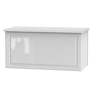 Balmoral White Gloss Blanket Box