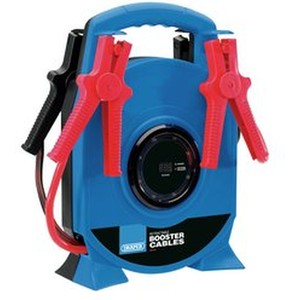 Draper Booster Cable Reel With LEDs - Blue by Draper