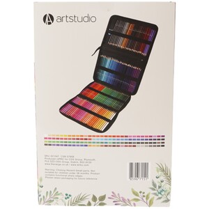 120 Piece Colouring Pencils Zip Up Set by Art Studio