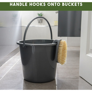 JVL Bamboo All Purpose Scrubbing Brush - Yellow by JVL