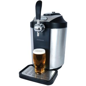 Beer Dispenser - Silver, Black by STATESMAN