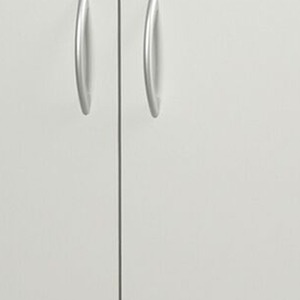 Small 2 Door 1 Drawer Hallway Living Room Sideboard Wooden Storage Cabinet Unit - White by URBNLIVING