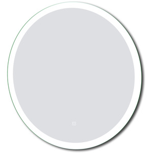 Illuminated LED Round Bathroom Mirror - White by AicaBathroom