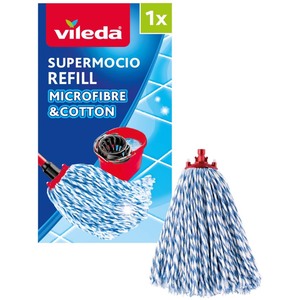 Vileda SuperMocio Microfibre & Cotton Mop Refill by Vileda