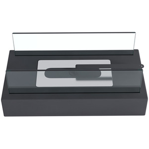 Fireplace Tabletop Rectangular Ventless Ethanol Burner - Black by Kidkid