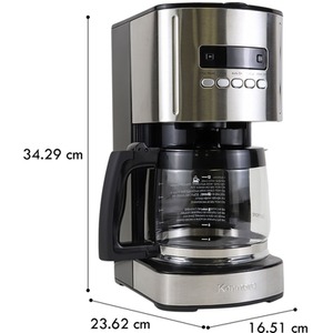 Kenmore 1.8L Digital Drip Coffee Machine - Black by Koolatron