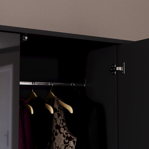 Vida Designs Glinton 4 Piece FSC Bedroom Set - Black by Vida Designs