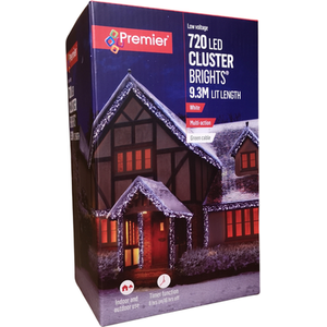 LED Christmas Multi Function Cluster Lights Mains Operated Timer by Samuel Alexander