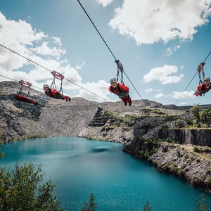 Zip World Velocity for Two - Gift Experience - White by Buyagift