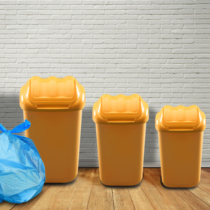 Lift Recycle Plastic Waste Bin 15-30-50L by Home Centre