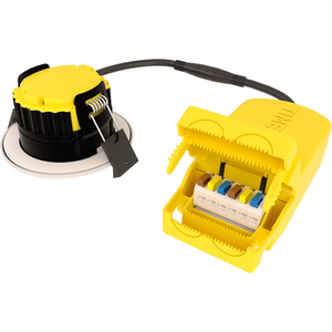 IQ SMART 8w LED CCT Fire Rated Downlight - White / Zigbee Connectivity by TIMELED