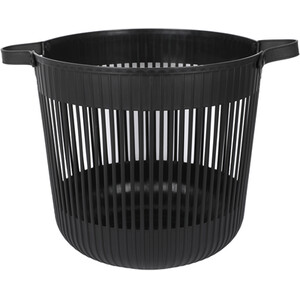 Malmo Round Storage Basket - Black or Cream by Malmo