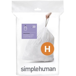 Simplehuman Custom Fit Bin Liners - H / 20 by Simplehuman