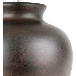 Elmsley Table Lamp - Brown and White