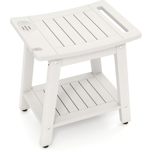 Shower Bench Seat Shower Stool by Costway
