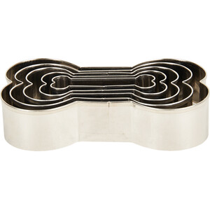 Set of 5 Stainless Steel Bone Cutters - Silver