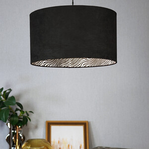 Black Zebra Shade - Black and White