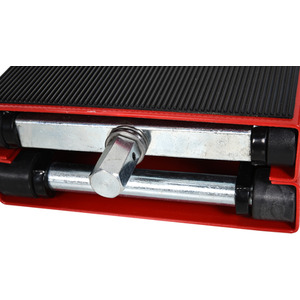 DURHAND 500kg Steel Motorbike Repair Lift - Black and red by DURHAND