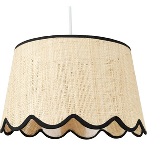 Tilda Scallop Shade - Natural and Black