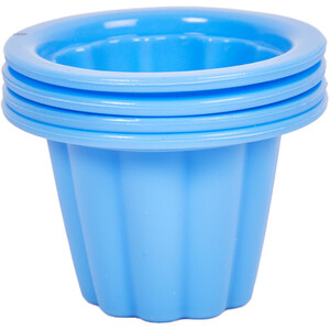 Set of 4 Silicone Jelly Moulds - Blue