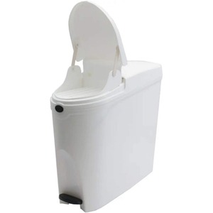 Sanitary Bin 20L Slimline for Female And Baby Hygiene - White / 20l by Supawash-Pro