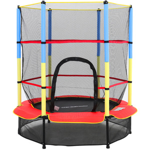 Children's Trampoline with Safety Net and Enclosure by Livingandhome