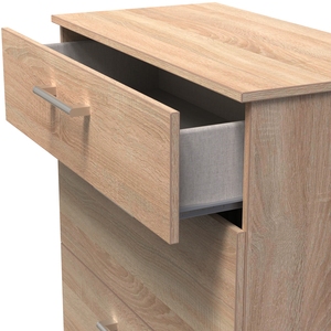 Devon Ready Assembled 3 Piece Bedroom Set - Bardolino Oak / 6