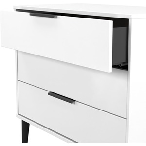 Tulsa Ready Assembled 3 piece Furniture Pack - White Ash