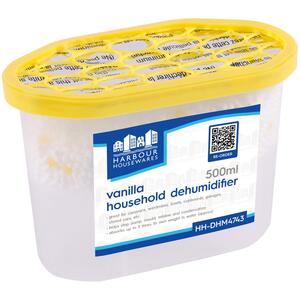 Harbour Housewares Interior Dehumidifiers - 500ml - Vanilla - Pack of 10 - Vanilla by Harbour Housewares