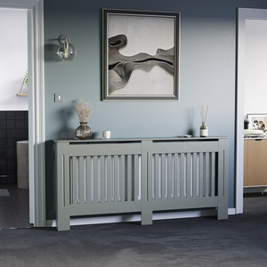 Chelsea Radiator Cover - Grey / 172cm by Vida Designs
