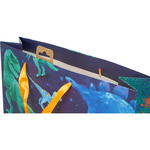 Dinosaur Gift Bag - Blue