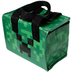 Minecraft Creeper RPET Reusable Lunch Bag Cool Bag - Green by Minecraft