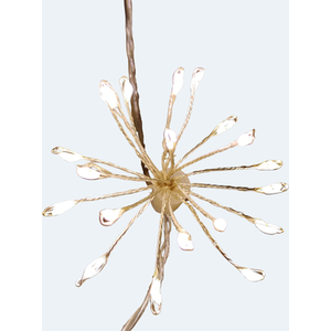 20 Multi Function Starburst Battery Operated Christmas Lights - Warm White by Samuel Alexander