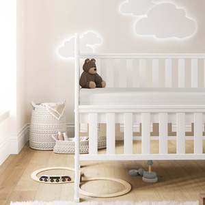 Starlight Babies Dual-Sided Water-Resistant Eco Friendly Cot Mattress - White / 120cm / 10cm by Starlight Babies