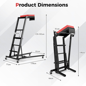 Foldable Topside Automotive Engine Creeper - Black by Costway