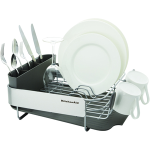 KitchenAid Compact Dish-Drying Rack - Grey by KitchenAid