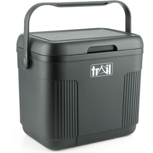 22L Cool Box with Ice Freezer Blocks - Grey by Trail
