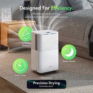 Dehumidifier 12L Day - White by VonHaus
