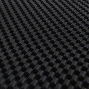 JVL Carbon Luxury Rubber Car Mat Set - Black by JVL